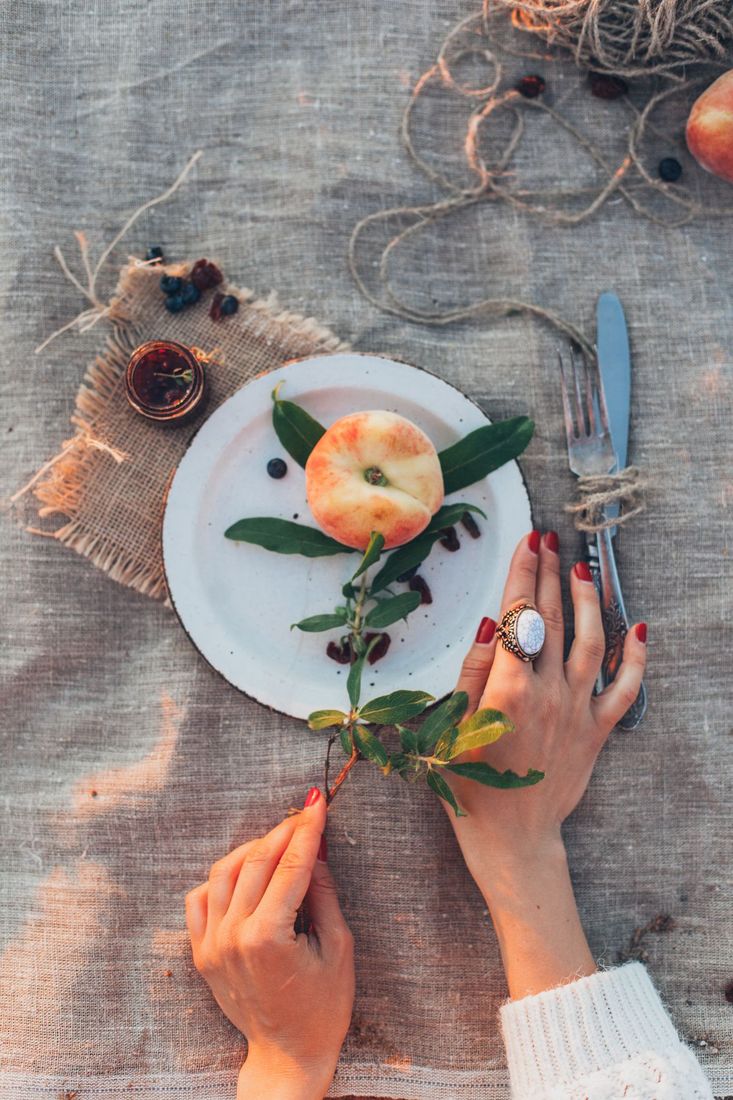 Beautifully plated seasonal restaurant dish